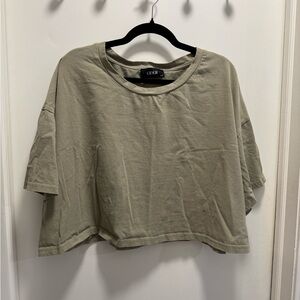 Light Green Cider Crop Top